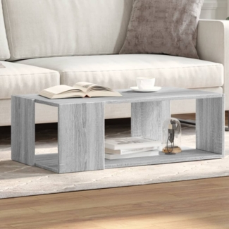 vidaXL Couchtisch Grau Sonoma-Eiche 89,5x48x30 cm Holzwerkstoff 848155