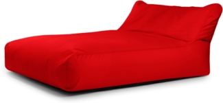 Sitzsack ‘Sofa Sunbed‘, Bezugstoff - Colorin, 100% Olefin, Red, 80x180x140 cm cm.