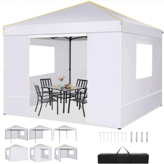 COBIZI Faltpavillon 3x3m Wasserdicht Stabil Winterfest