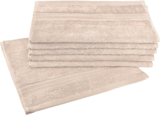 Dyckhoff Gästehandtücher Siena, Frottier (6-St), mit Bordüre