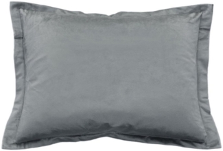 Haus und Deko Kissenbezug Kissenbezug Samt weich mit 2 cm Steg Kissenhülle Plüsch Deko Kissen, (1 Stück)