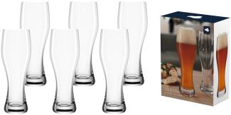 Leonardo TAVERNA Weizenbierglas 0,33l 6er Set