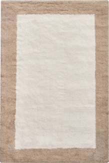 Badematte KABRI Braun Beige 60x90 cm Baumwolle