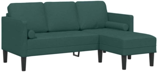 vidaXL Sofa Set Dunkelgrün 173 x 131 x 67 cm Stoff 42001917