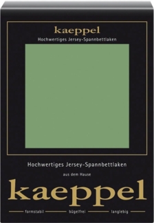 Kaeppel Spannbettlaken Single Jersey Mako Elasthan, Jersey-Elasthan, Gummizug: rundum, (1 Stück), aus 97% Baumwolle und 3% Elasthan