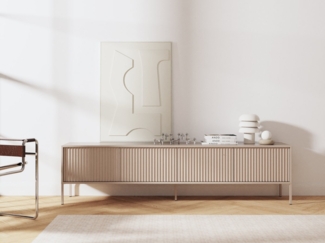 Beautysofa TV-Schrank NOTO 200 cm Moderner Stauraum für Wohnzimmer (Push-to-Open, mit 4 Türen)