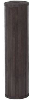 vidaXL Teppich Rechteckig Dunkelbraun 80x200 cm Bambus 376911