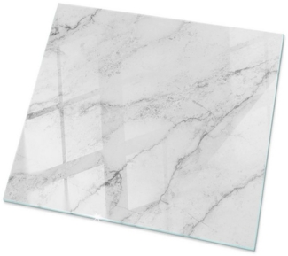Tulup Tischplatte Couchtisch Glasplatte Marmoroberflächenmuster Oberplatte Tisch Glas