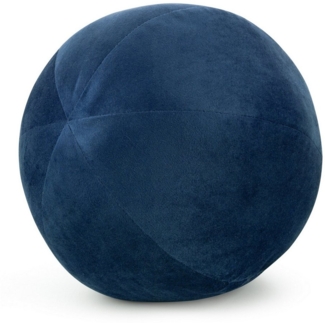 Eurofirany Dekokissen Kugelkissen Kugelformiges Kissen Ball Samt Velvet, besonders weich, dekorativ und designvoll 24 cm
