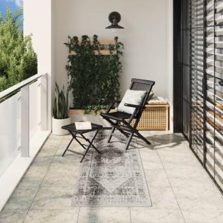 Teppich ARBIZU Indoor und Outdoor Vintage-Design 80x250 cm