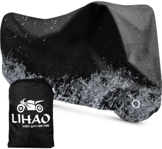 Motorrad Abdeckplane 300D Oxford Stoff Motorradabdeckung Staubdicht Wasserdicht