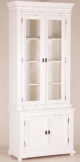 Shabby Chic Landhaus Stil Schrank Buffetschrank 100 x 45 x 245 cm Mod2 - Schrank Esszimmer