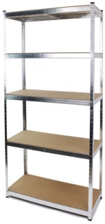 RAMROXX Lagerregal, Stahl, Verzinkt, 180 x 90 x 40 cm