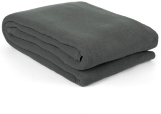 Heckett and Lane Tagesdecke ICA Bettüberwurf 270X260 Beluga Grey 270x260, Tagesdecke bettüberwurf Kuscheldecke Schmusedecke