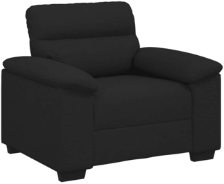 vidaXL Sessel Schwarz 60 cm Stoff 4105289