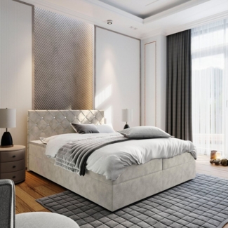 Masseno Boxbett RIVA 160x200 cm mit Bonell Matratze und Topper