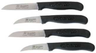 4-tlg. Schälmesser-Set Küchenmesser gerade/gebogen Gemüsemesser Obstmesser RÖR