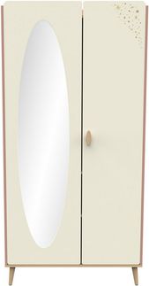 Demeyere GROUP Kinderkleiderschrank Suzie Drehtüren, teilverspiegelt