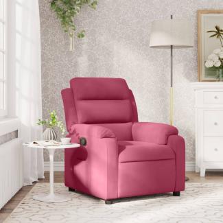 vidaXL Relaxsessel Weinrot Samt 373505