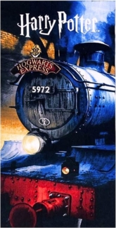 Harry Potter Badetuch Hogwarts Express, Mikrofaser, Kinder Strandtuch 70 x 140 cm schnelltrocknend