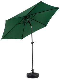 Yorbay Sonnenschirm Strandschirm Sonnenschutz mit Kurbel zum Öffnen/Schließen, für Terrasse, Balkon, Pool