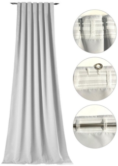 novumfix Verdunkelungsvorhang Sunout/10 off-white Thermovorhang XXL bis 350 cm lang, Multifunktionsband, extra lang