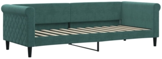 vidaXL Tagesbett Dunkelgrün 80x200 cm Samt 354239