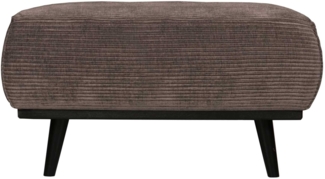 Hocker Statement aus gewebten Jacquard, Taupe