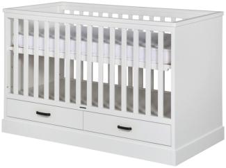 Kidsmill Newport Babybett Weiß 70 x 140 cm Weiß