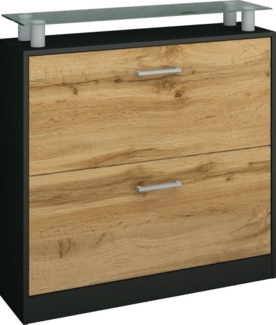 borchardt Möbel Garderoben-Set Finn, (Set, 3-St), mit Glasablage