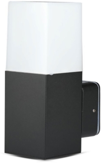 Wandlampe, Aluminium, schwarz, H 25 cm, VT-7613