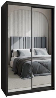 Masseno Schwebetürenschrank RIEN Kleiderschrank mit Spiegel und Schubladen Schlafzimmerschrank