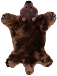 Heitmann Felle Fellteppich Bär, fellförmig, Höhe: 40 mm, Kinderteppich, echtes Lammfell, Kinderzimmer
