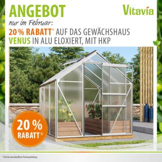 Vitavia Gewächshaus Venus 3800, 6 mm HKP