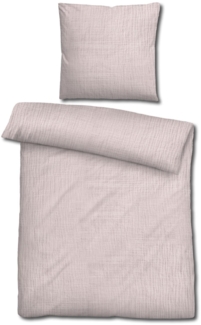 Sleezzz® Musselin Bettwäsche rosé 135 x 200 cm + 80 x 80 cm