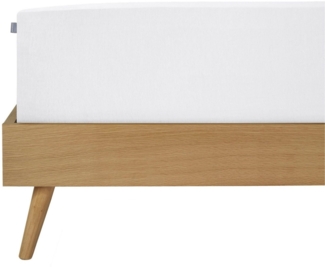 Schiesser Feinbiber Spannbettlaken Finni aus wärmender Baumwolle, Farbe:Weiß, Größe:180x200 cm