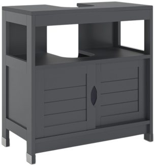 Vicco Waschbeckenunterschrank Grau 60x60 cm, Vilda