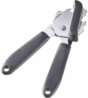 GastroMAX Dosenöffner mit Griffen schwarz 20 x 6 x 4,5 cm