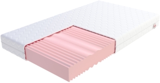 Matratze 80x200 cm Kaltschaum 7 Zonen COMFORT DUO MAX DOUBLE 20 cm Orthopädisch