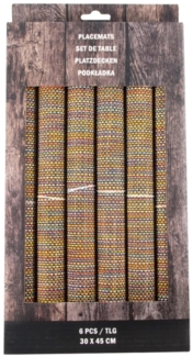 Neuetischkultur Platzset aus Polyester Tischset 6er Set