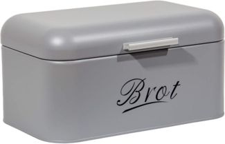 Zedelmaier Brotkasten Brotkasten aus Metall,Brot Lange Aufbewahren,Retro Brot Box mit Deckel, (1-tlg, MBH001&2), Stapelbar Brotaufbewahrungsbox