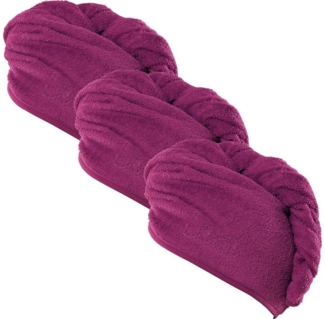 Erwin Müller Handtuch Turban 3er-Pack, Frottier, Walk-Frottier Uni