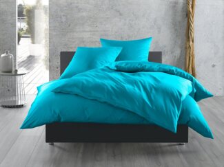 BETTWAESCHE-MIT-STIL Bettwäsche Mako Satin Bettwäsche uni einfarbig, Mako-Satin, 2 teilig