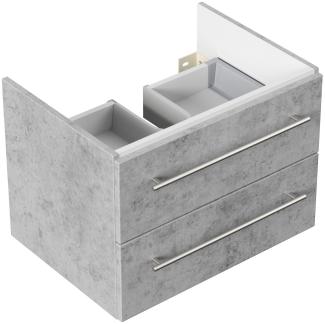 Unterschrank für Subway 2.0 65 cm SoftClose beton : Beton