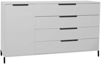 Sideboard Erna 168x45x102 Kreidegrau matt Lack 14767-Q