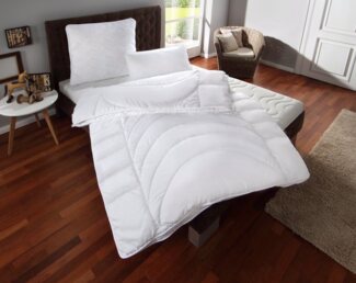 my home Microfaserbettdecke Mondschein, Bettdecke 135x200 cm, 155x220 cm, 200x200 cm, Füllung: Polyester, Bezug: Polyester oder antibakteriellen Microfaser, Bettdecken, Sommer, Winter, allergiker geeignet (Hausstauballergiker)