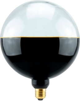SEGULA LED-Leuchtmittel LED Illusion Globe 188 2tones black clear, E27, 1 St, Extra-Warmweiß, 2-farbiges Glas