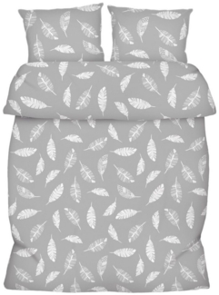 Amilian Bettwäsche 3-tlg. Bettbezug: 155x220 und 2 x Kopfkissenbezug: 80x80 cm, 3 teilig, 100% Baumwolle