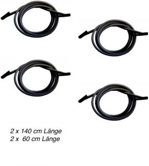 Lafuma Liegestuhl Gummischnur für RSX + RSXA mit Endkappe schwarz LFM2322.0247