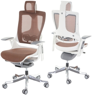 Bürostuhl MERRYFAIR Wau 2, Drehstuhl, Polster/Netz, ergonomisch ~ mandarin